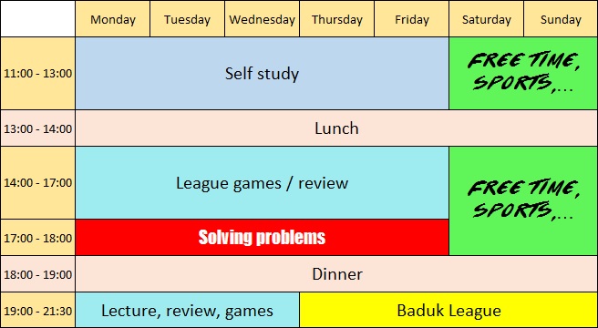 School schedule